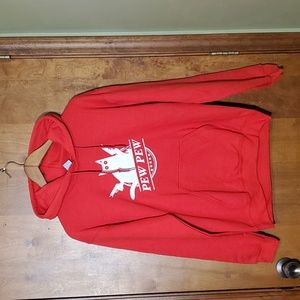 Gildan Graphic Hoodie. Pew Pew Cat